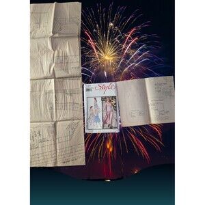 Uncut Style Sewing Pattern 1030 Scoop Neck Dress Sizes 8-18 Vintage Fabrics